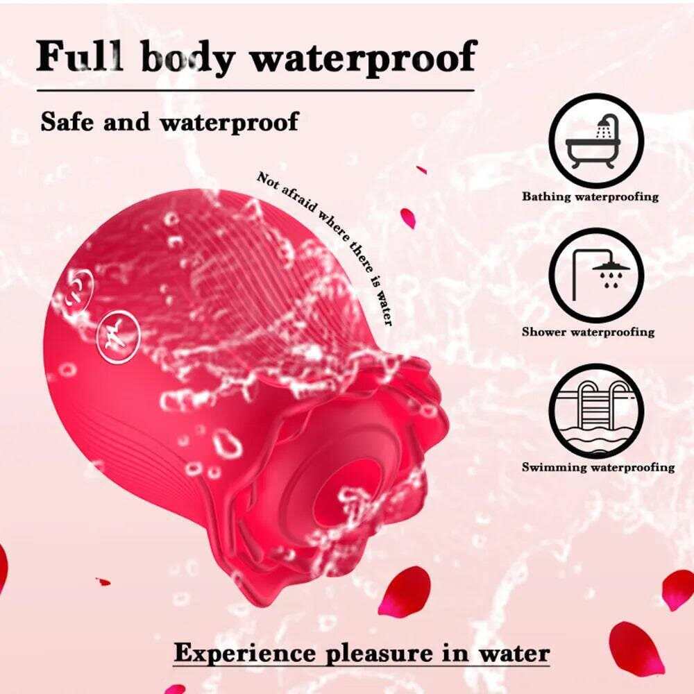 Rose Petal G-Spot Suction Vibrator – Powerful Sucking Vibrations