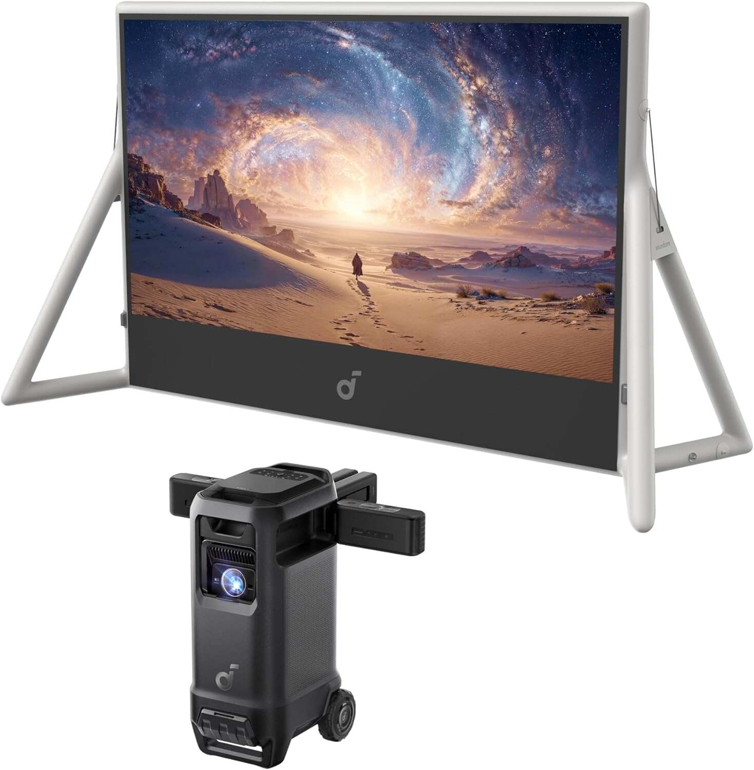 soundcore Nebula X1 Pro Mobile Theater: 4K Triple Laser Projector with 200