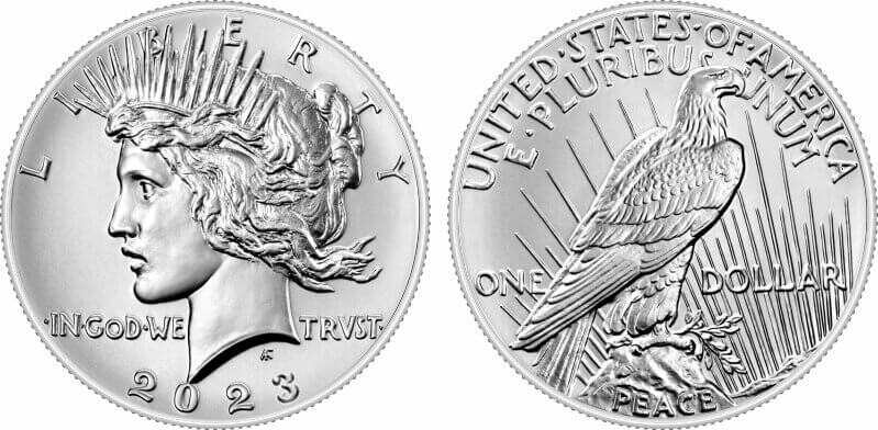 2023 Silver Peace Dollar (Box & COA)