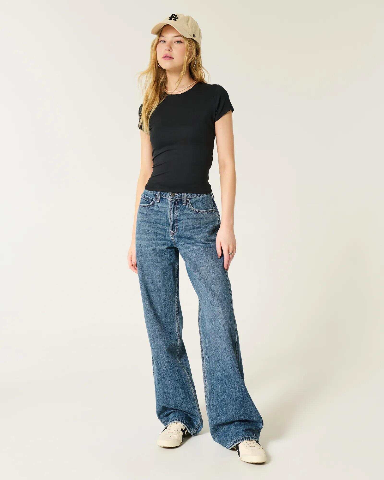 High-Rise Baggy Jeans