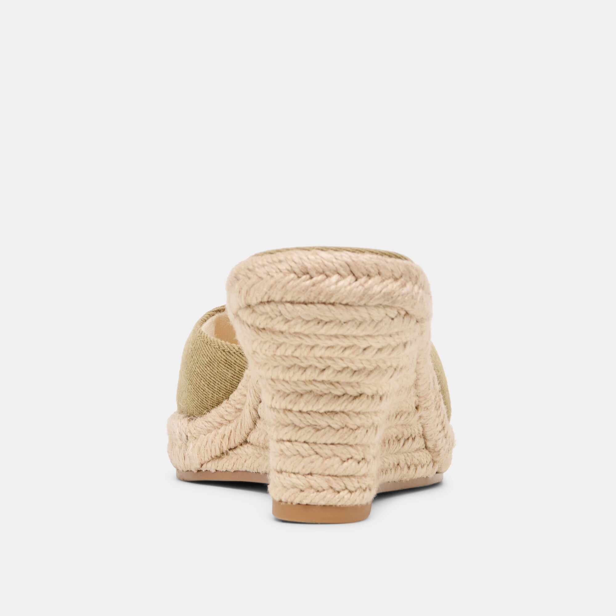 VAYA WEDGES KHAKI LINEN