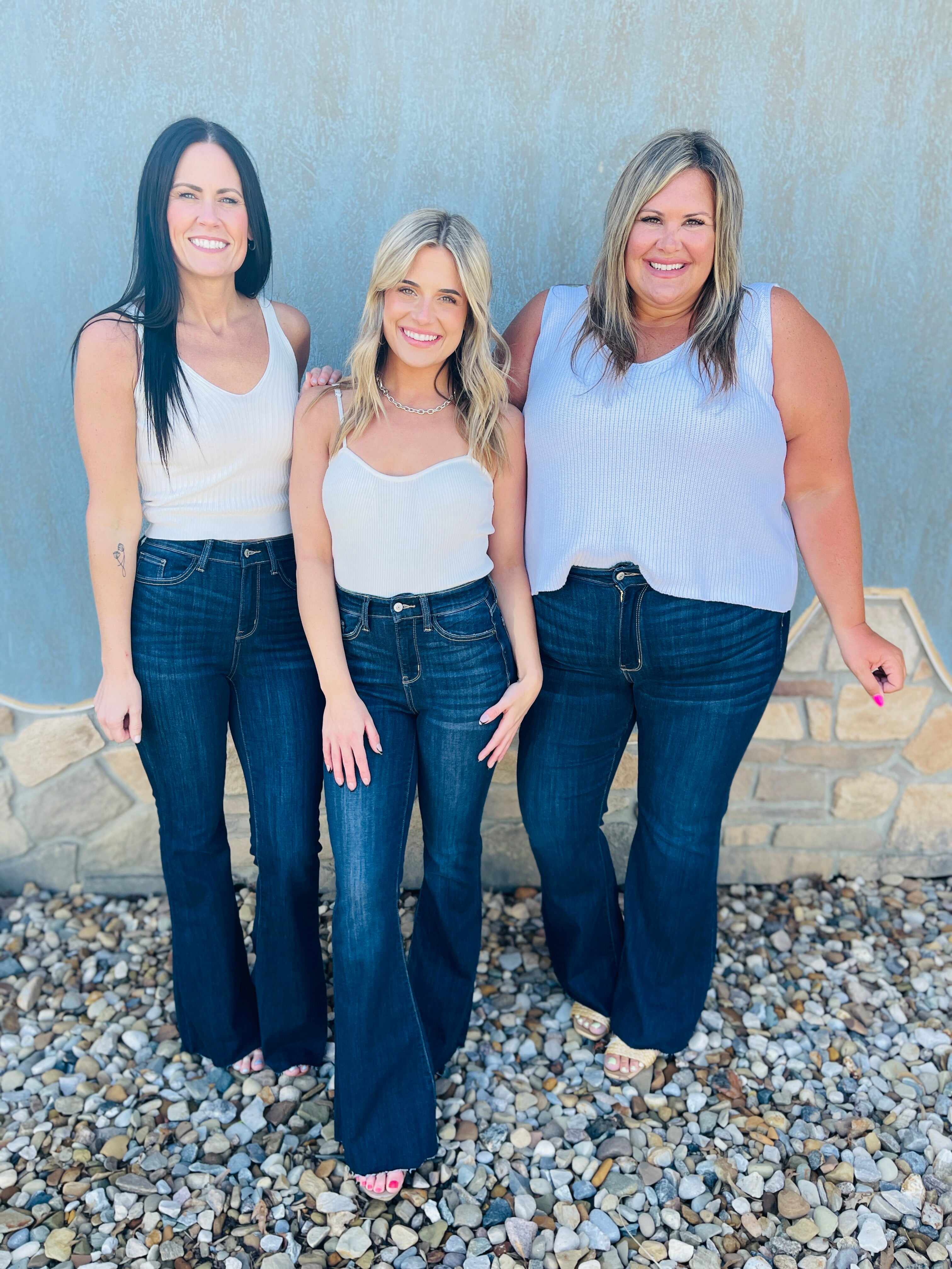 RESTOCK! REG/CURVY See Ya There Flare Jeans