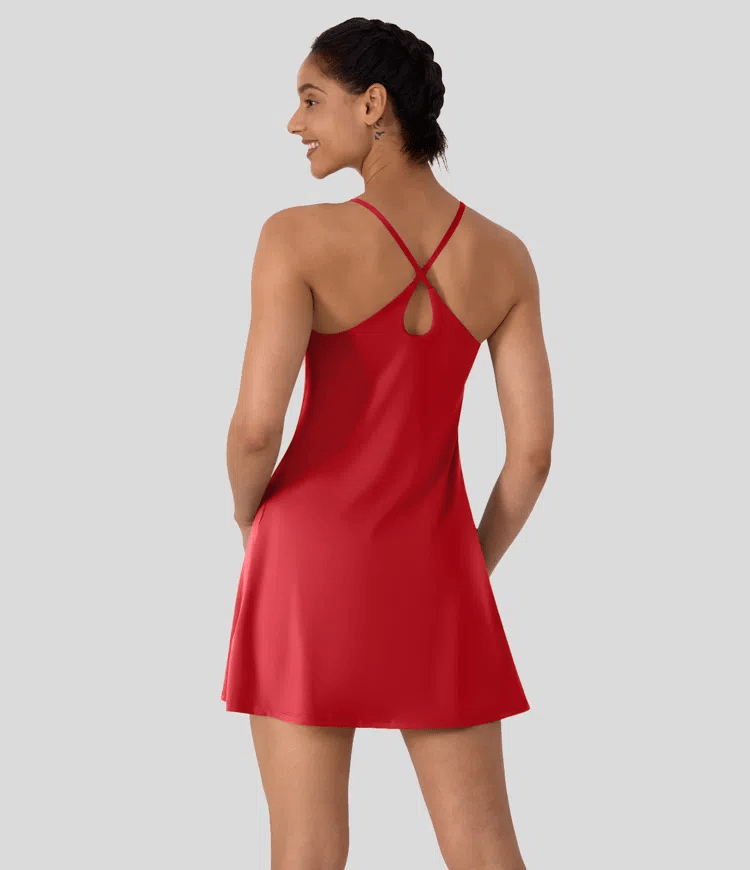 🔥Flash Sale🔥Softlyzero Plush Backless Active Dress-Easy Peezy