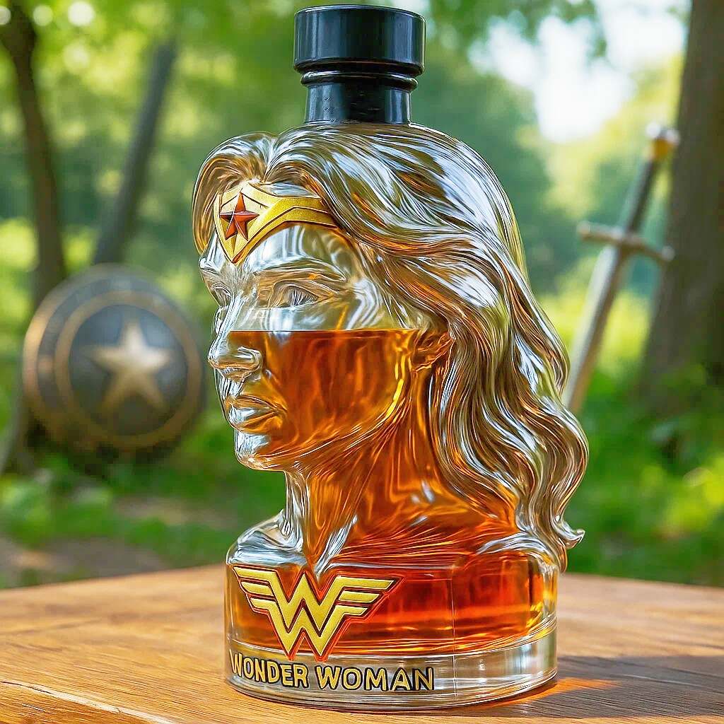 Wonder Woman Diana Prince Limited Edition Whiskey Bottle