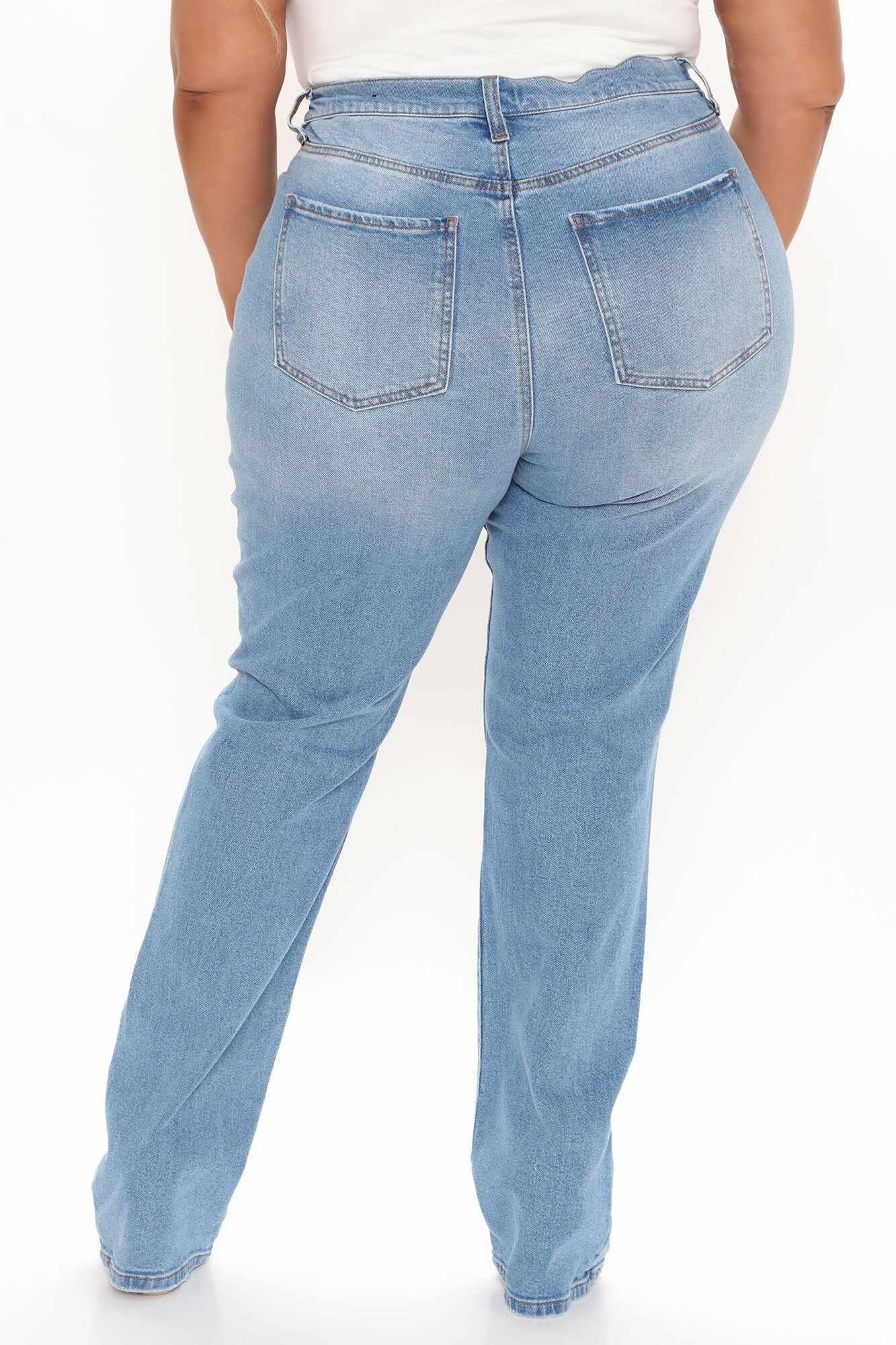 Replay Of The 90's Slim Straight Leg Jeans - Medium Blue Wash