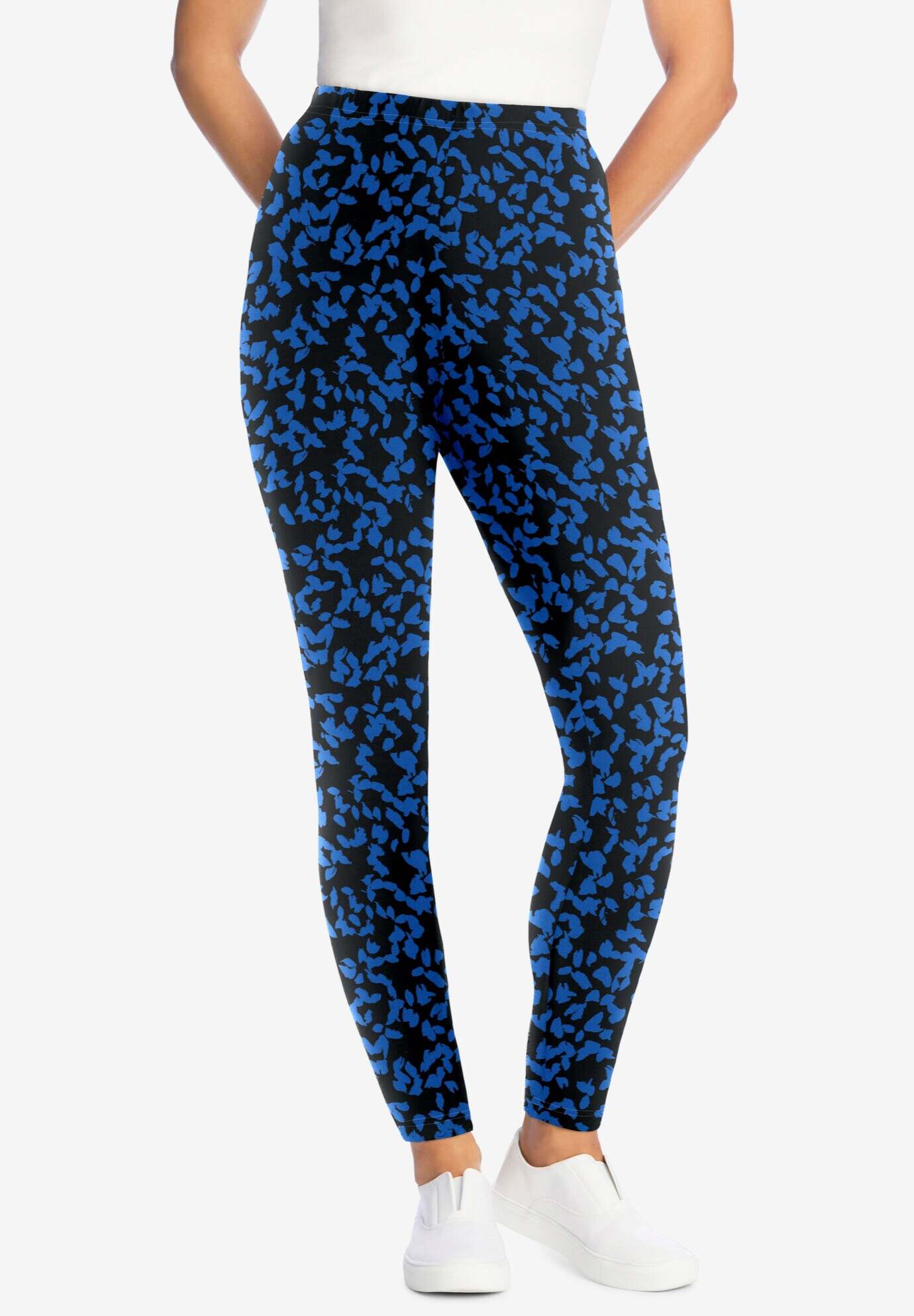 Stretch Cotton Printed Legging