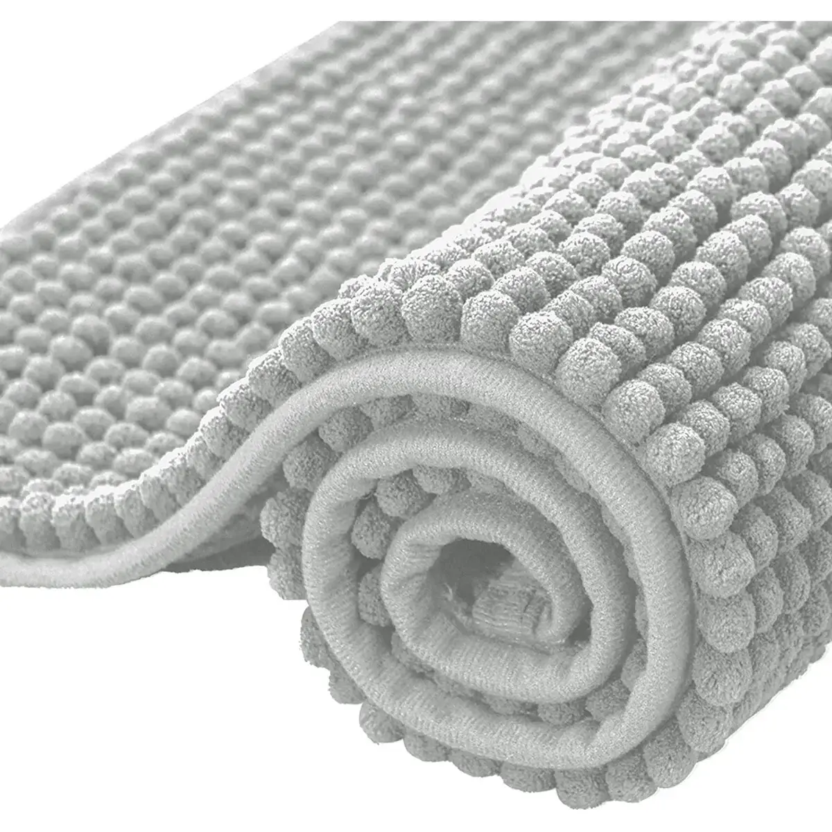 Subrtex Luxury Chenille Bath Rugs Soft Bathroom Mats