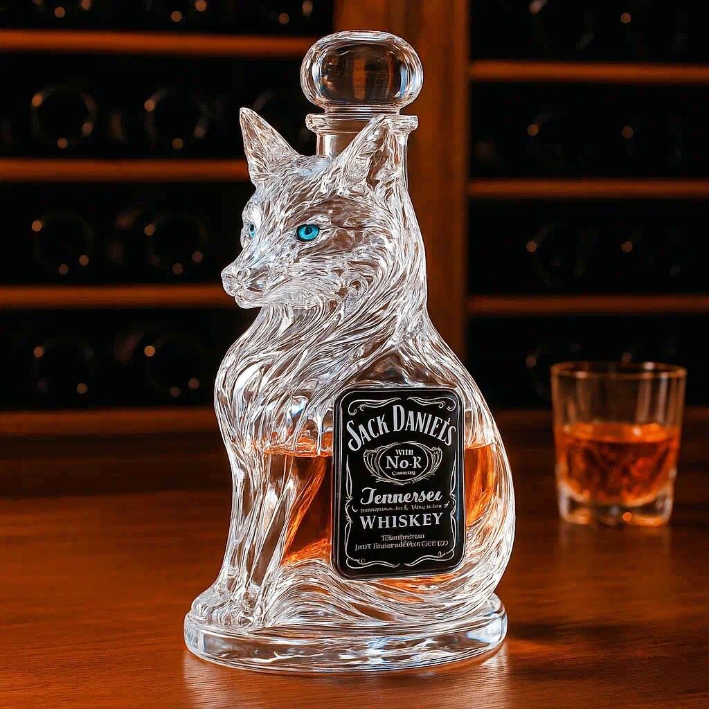 Fox Whisky Bottle