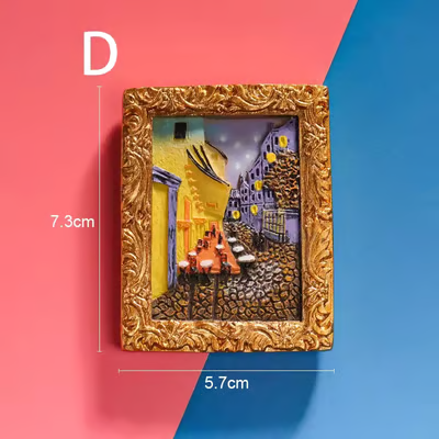 💖💖Van Gogh Inspired Fridge Magnet Set