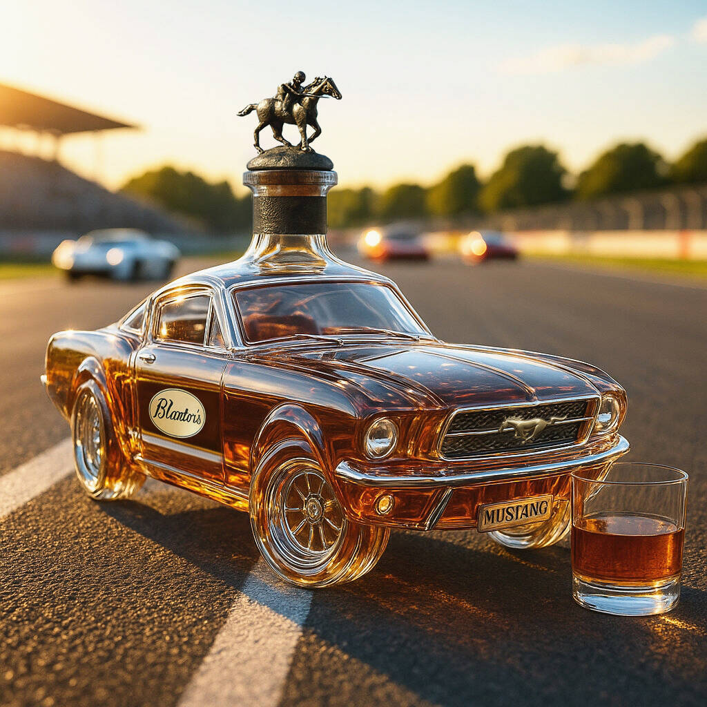 1965 Ford Mustang Whisky Bottle Collector's Edition