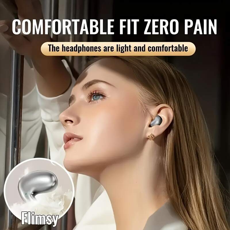 New Favorite Of Sleep! 2025 New Invisible Sleep Wireless Earphones, Mini Hidden Earplugs, Wireless 5 3 Touch Controls, Professional Sleep Noise Reduction, Invisible Fit Without Falling Off, Core Popular Sleep Headphones, Start A Comfortable Sleep Journey!