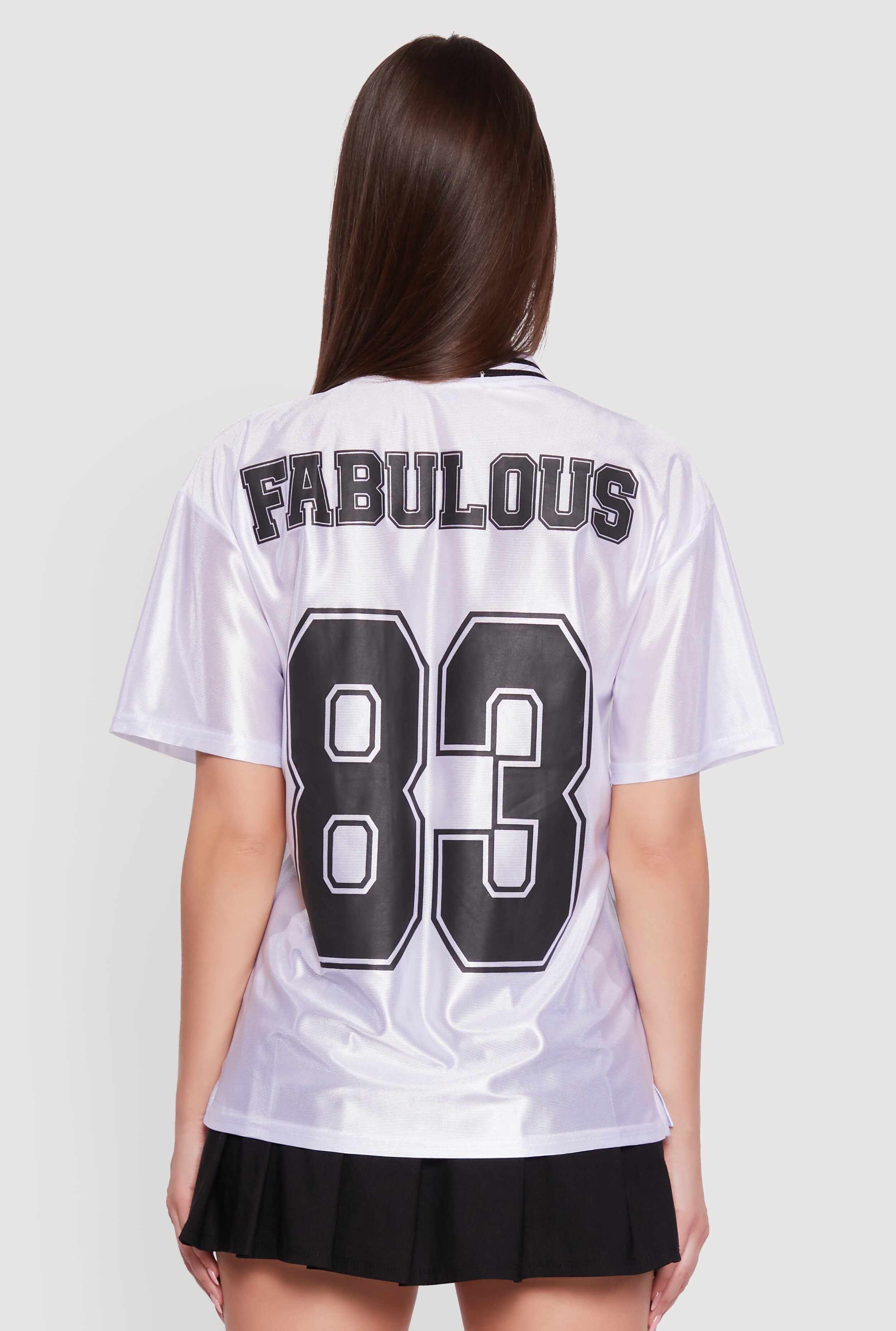 Fabulous 83 Graphic Football Jersey