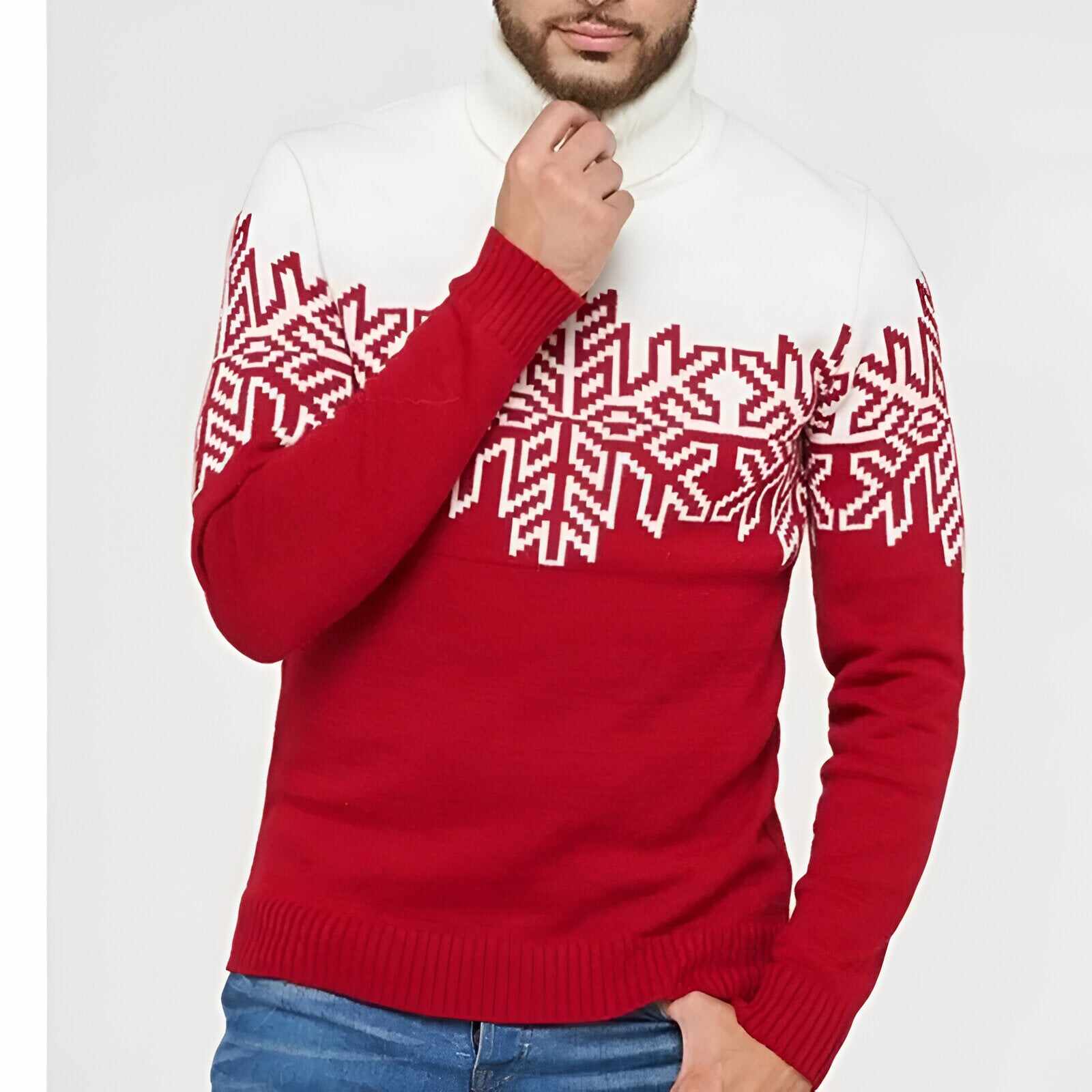 Kids Snowflake Matching Christmas Jumper