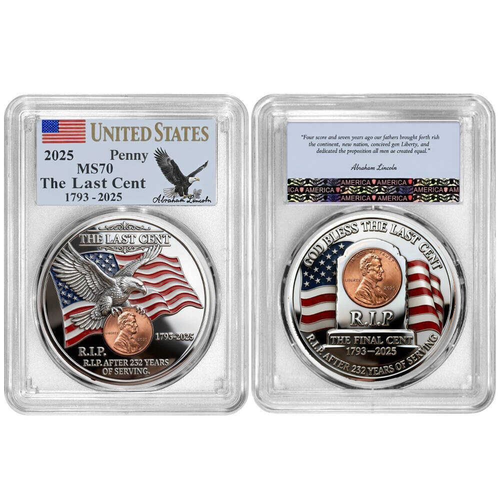🏆Flash Sale 60% OFF - The Last Cent Commemorative Coin - Fine Uncirculated Limited Edition