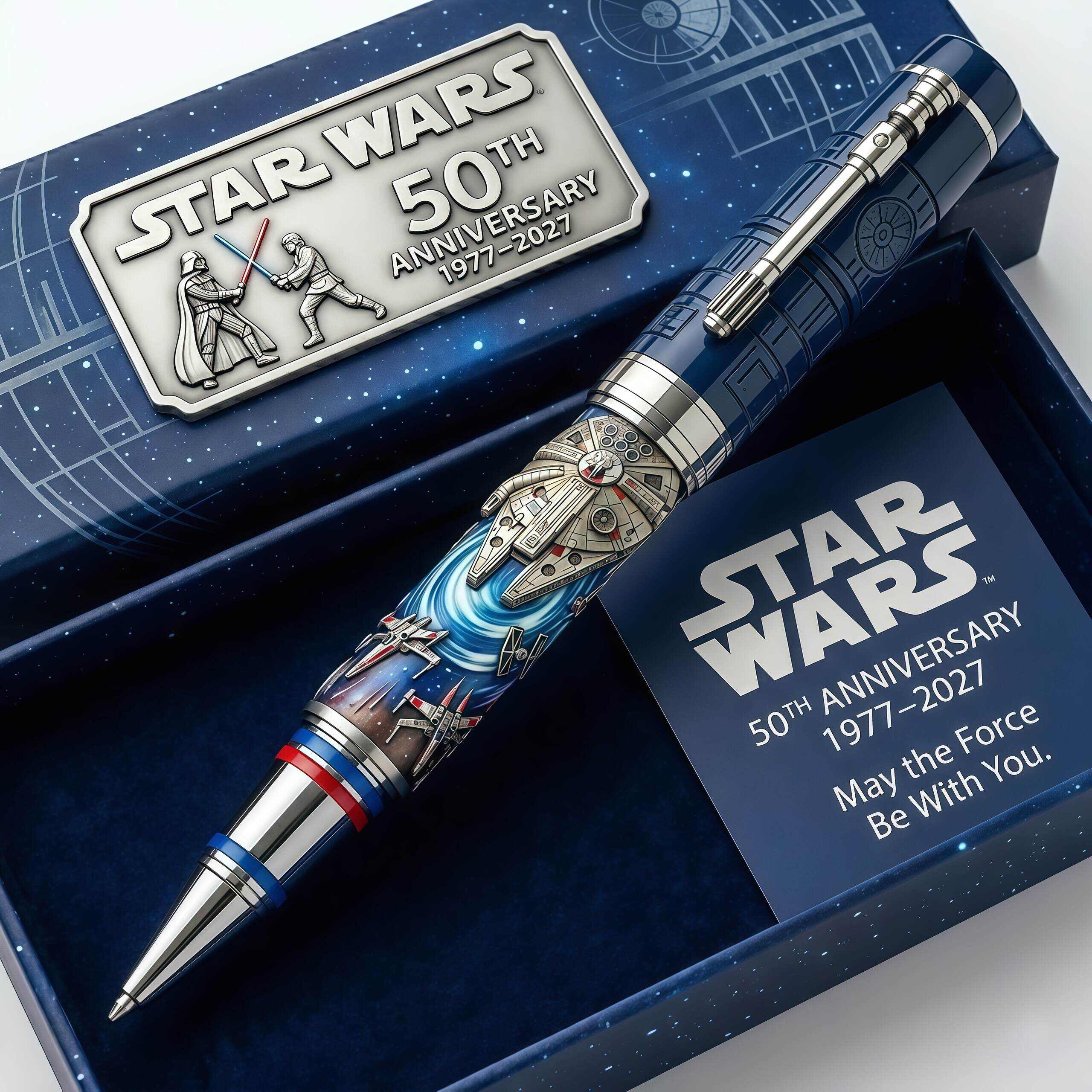 STAR WARS 50th Anniversary Commemorative Pen (1977–2027)