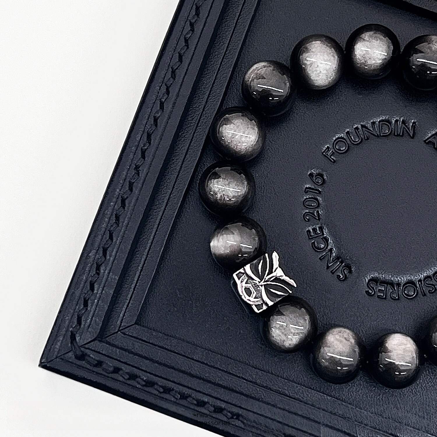 Obsidian and Gold Obsidian Pixiu Energy Bracelet for Attracting Wealth and Good Luck