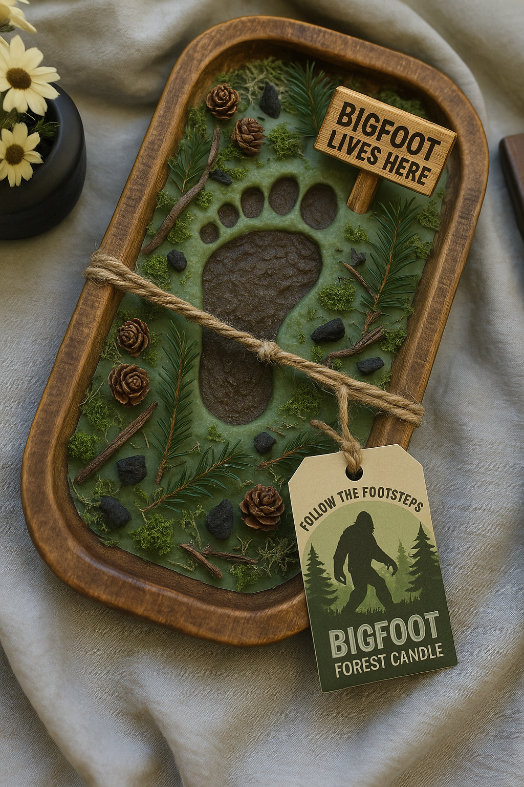Bigfoot Forest Candle
