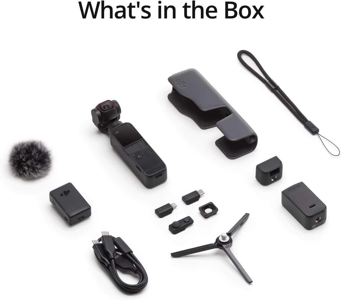 DJI Pocket 2 Creator Combo, 3 Axis Gimbal Stabilizer with 4K Camera, 1/1.7