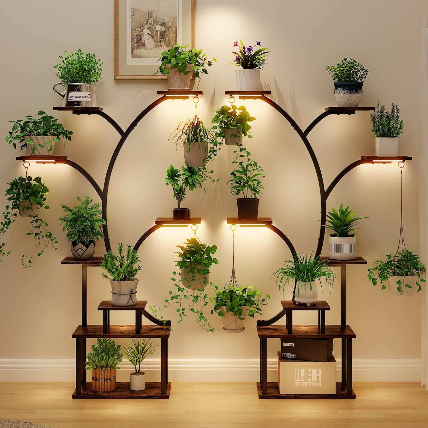 VECELO Plant Stand with Grow Light