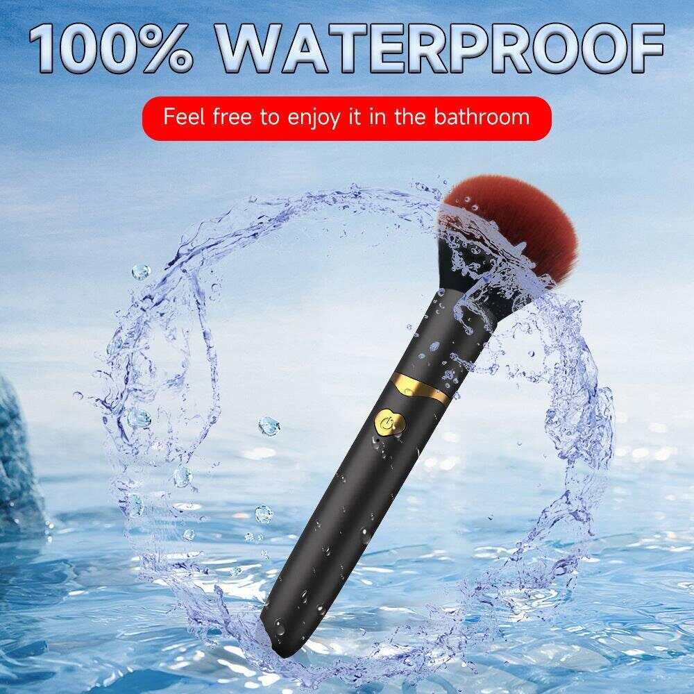 Passion Pulse Adult - Makeup Brush Vibrating Clitoral Vibrator Wand