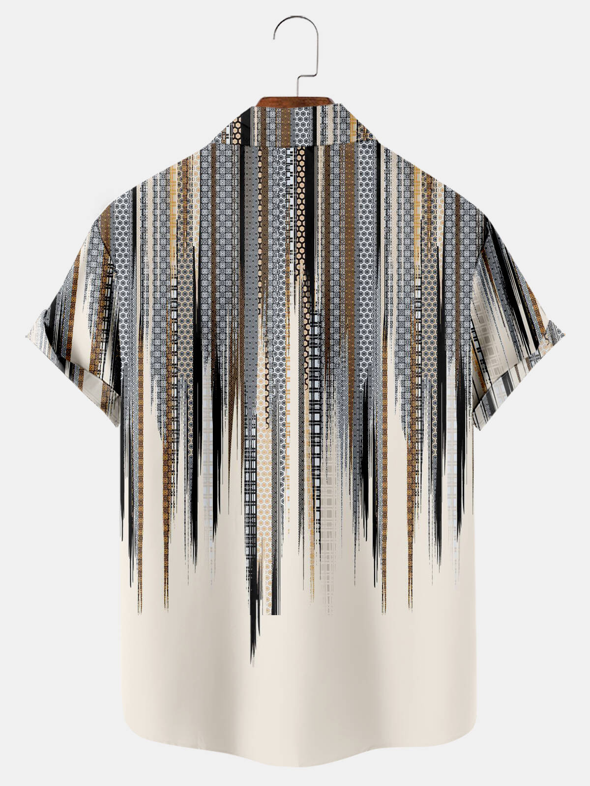 Trendy Western Ethnic Vintage Short Sleeve Shirt