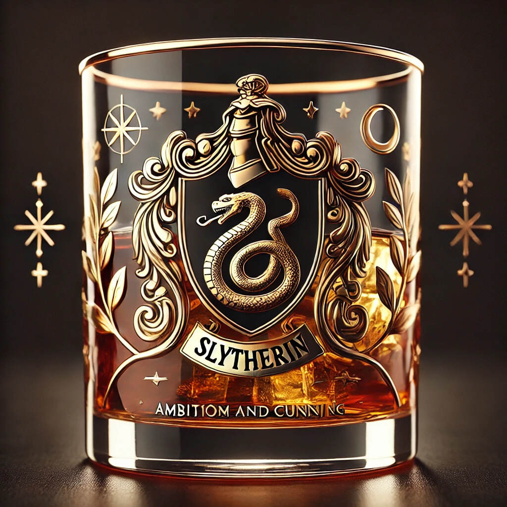Hogwarts Whiskey Glass