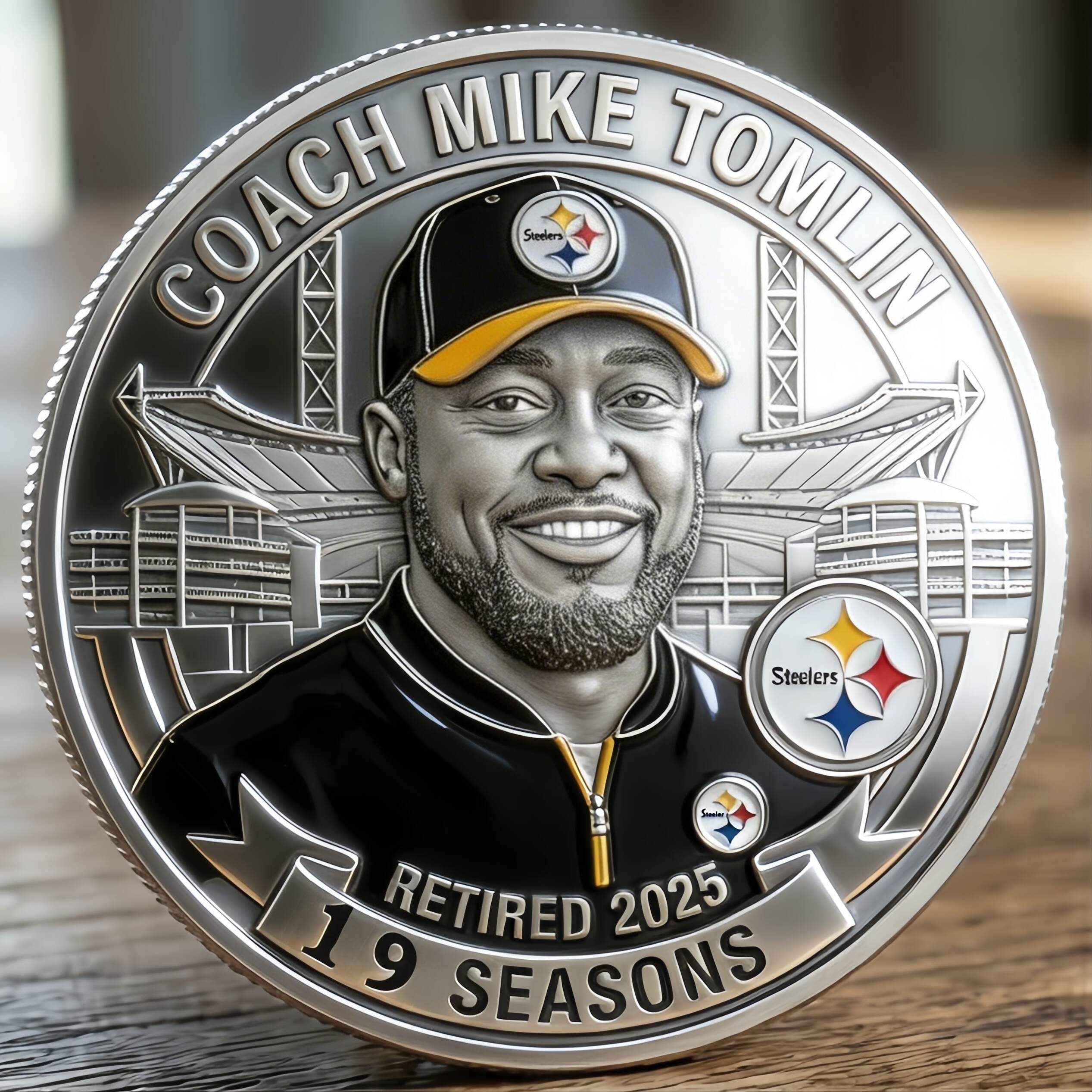 Coach Mike Tomlin Retired 2025 Legacy Coin