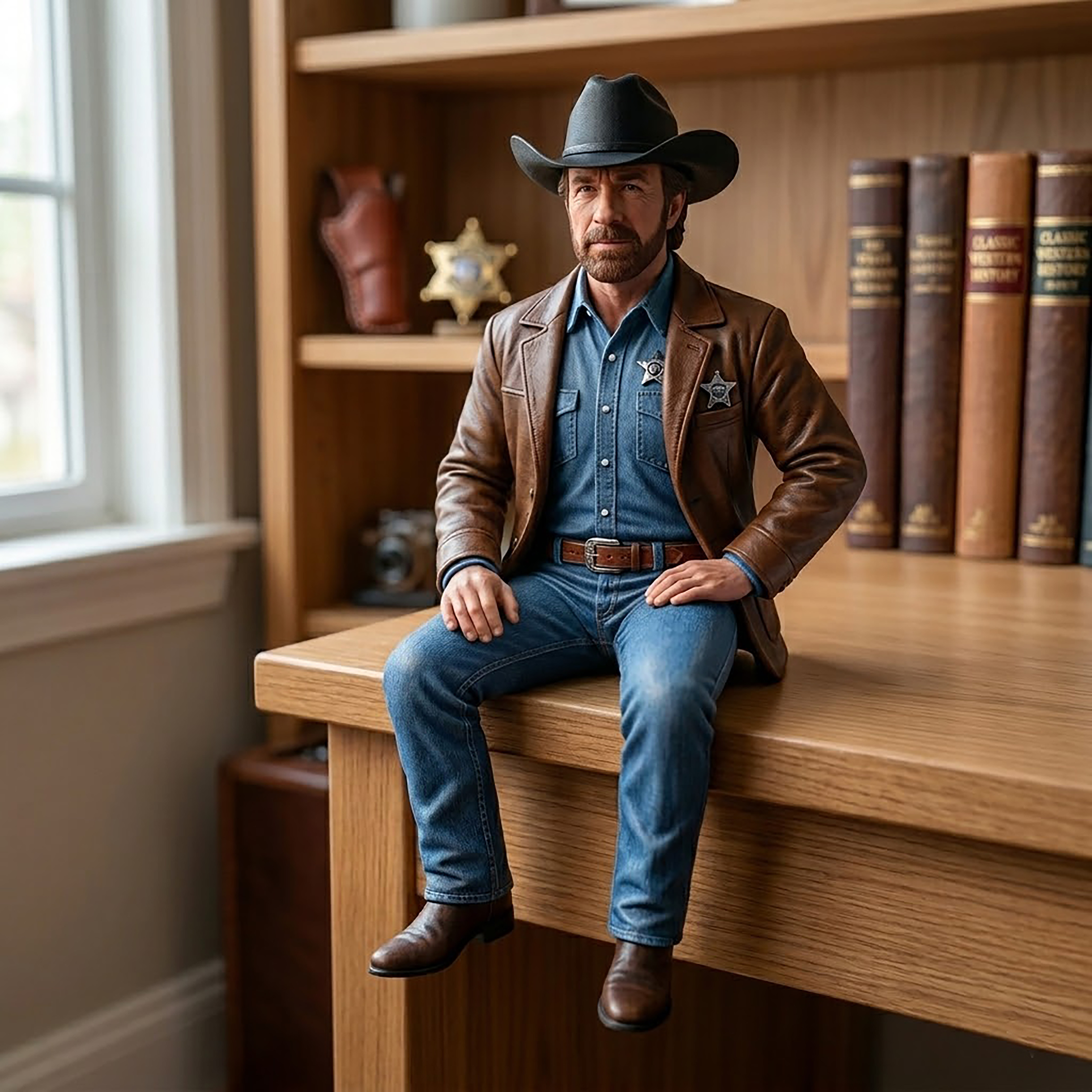 🤠 Chuck Norris Commemorative Dashboard Collectible