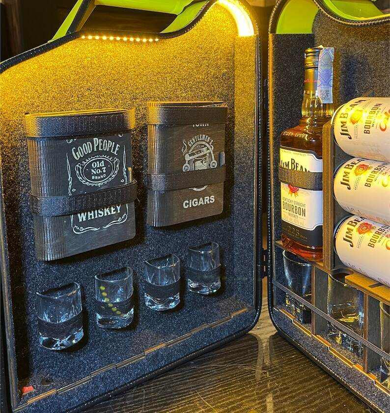 20 L Jerry Can Mini Bar For Christmas, Custom Original Gift, Personalized Mini Bar Canister Set, Father's Day Gift Set, Custom Fuel Bar