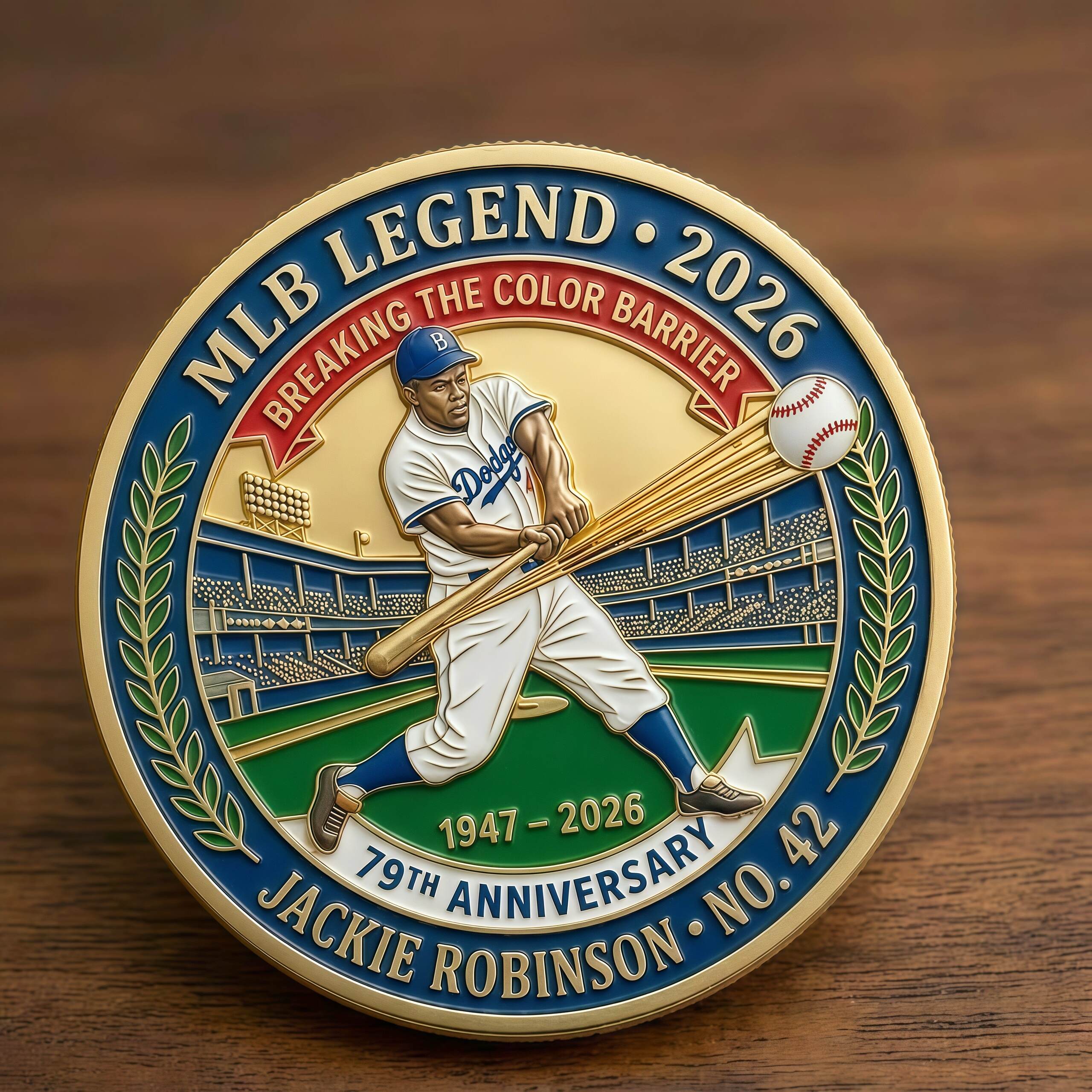 Jackie Robinson 79th Anniversary Commemorative Coin
