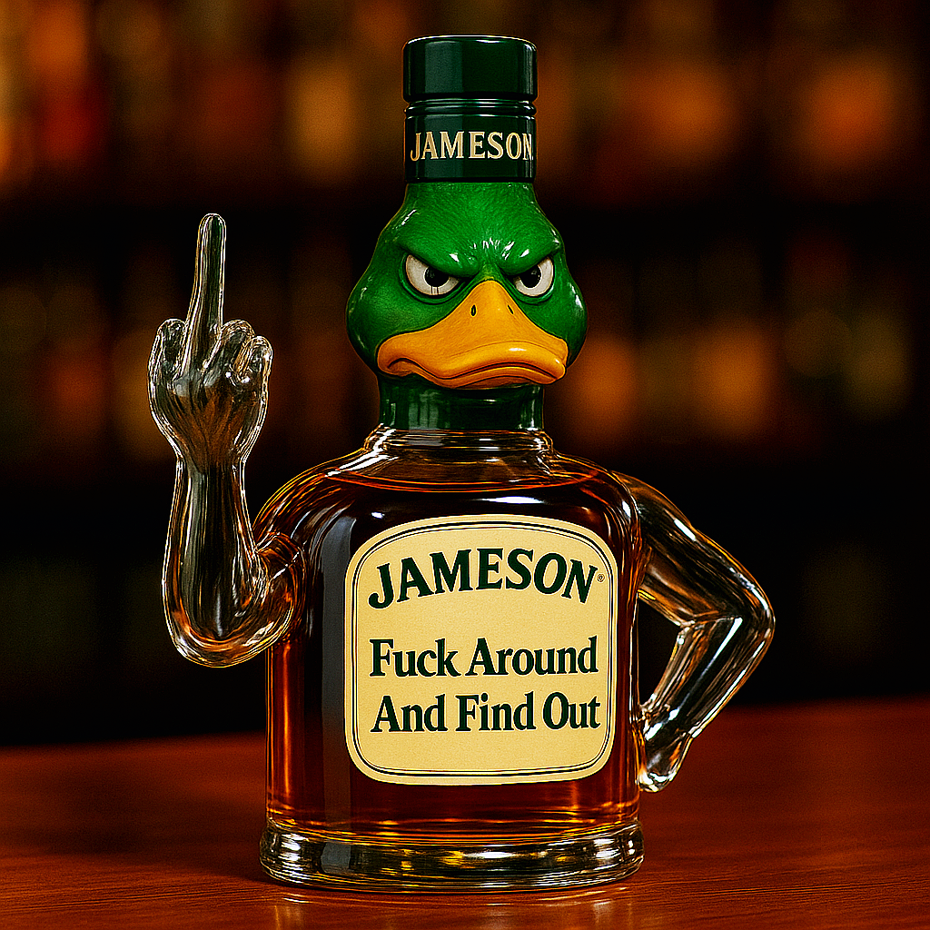 Commander Quack Whisky Bottle——The Last Word