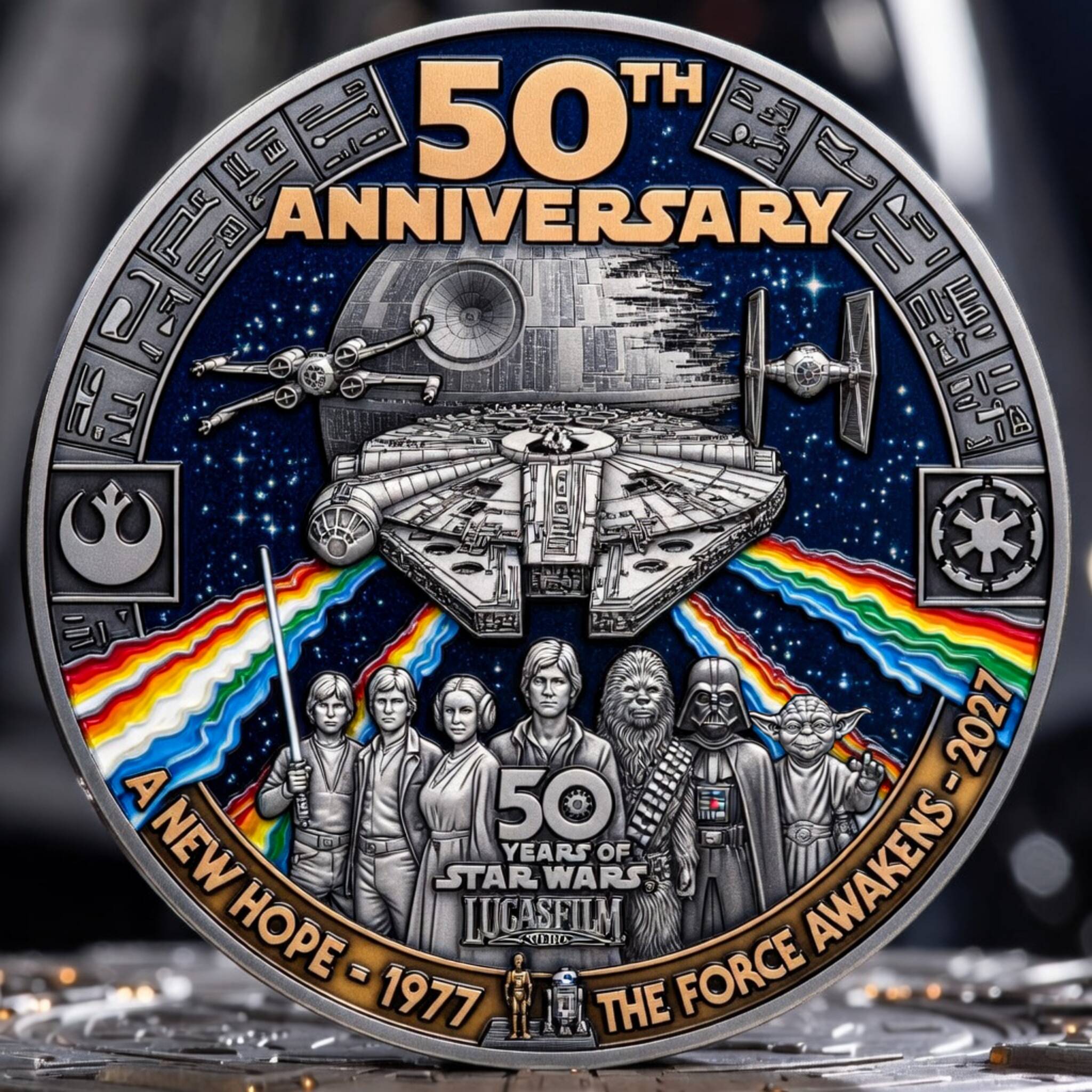 Star Wars 50th Anniversary Coin