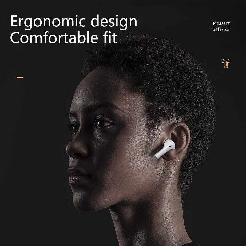 Unrivalled true wireless freedom ergonomics for ultimate comfort and HIFI sound with Bass, ACC Stereo HD Calling | Ideal for Android for iPhone, ideal for sports and music lovers!