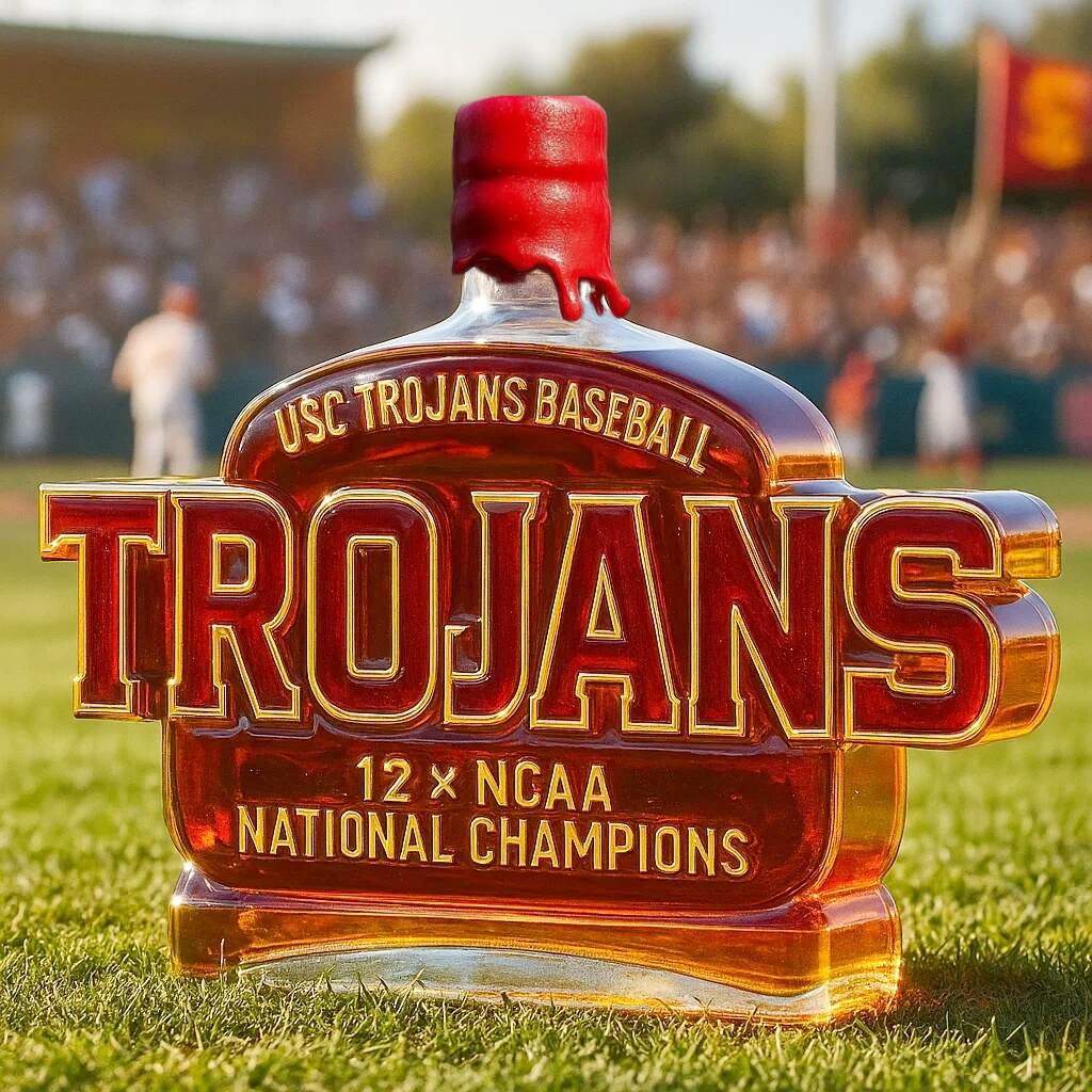 USC TORJANS Limited Edition Whisky Bottle