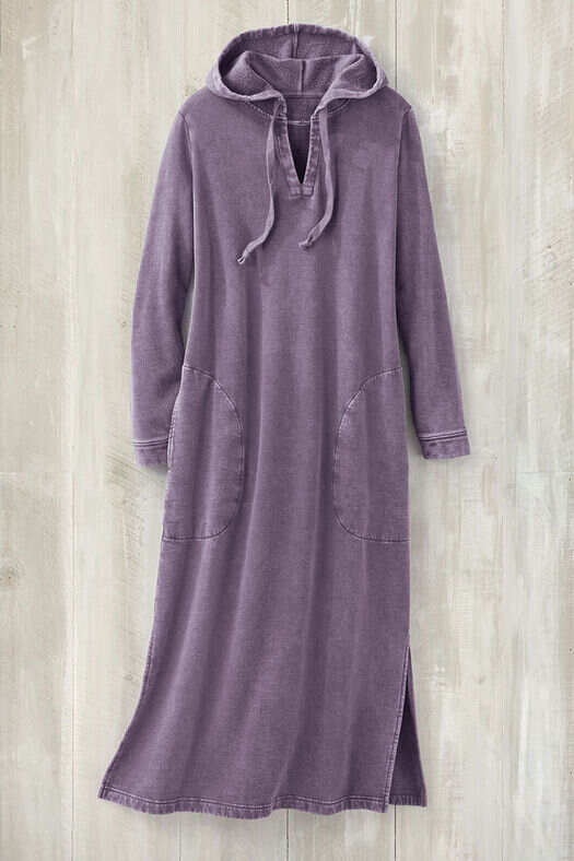 Colorwash Hooded Pullover Lounger