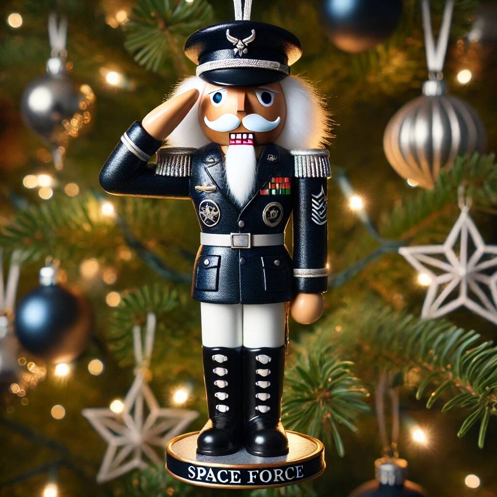 Veteran Tribute Nutcracker Statue Ornament