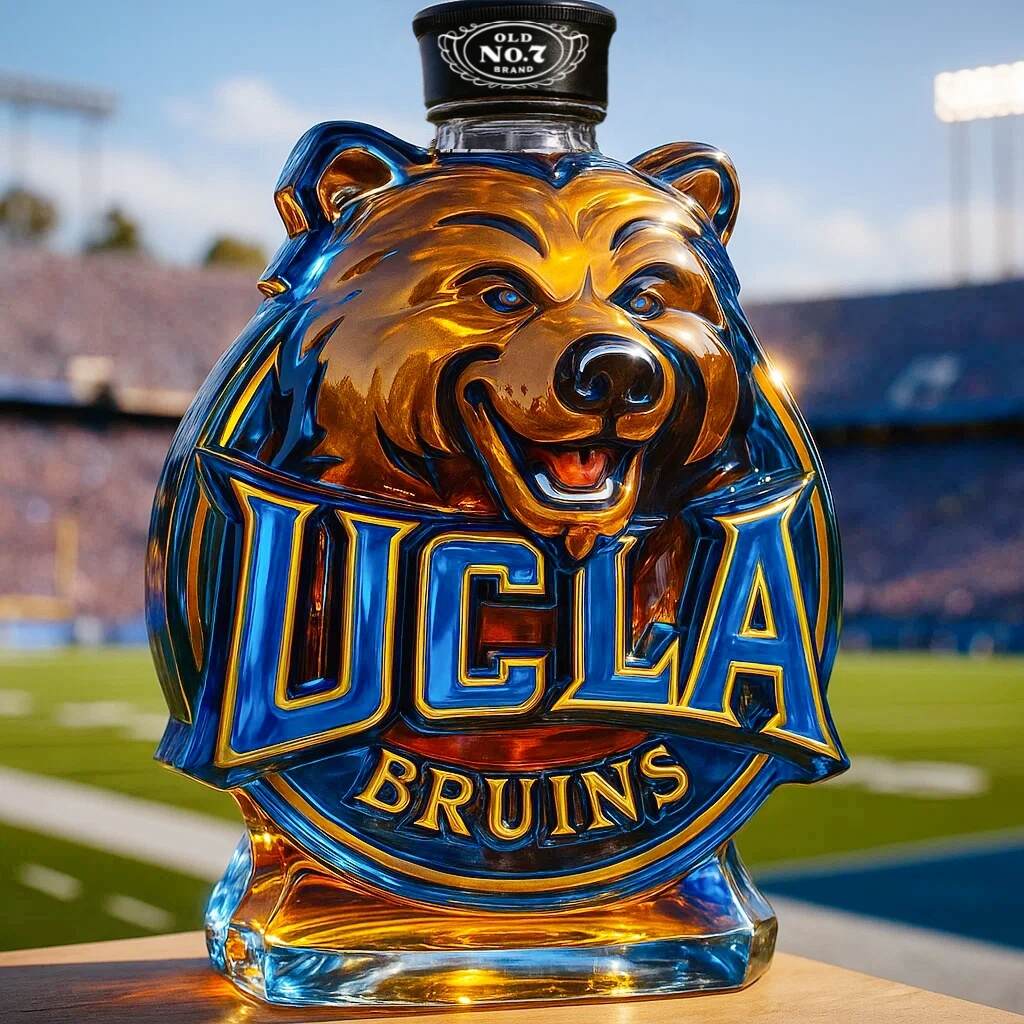 UCLA Bruins Whiskey Bottle