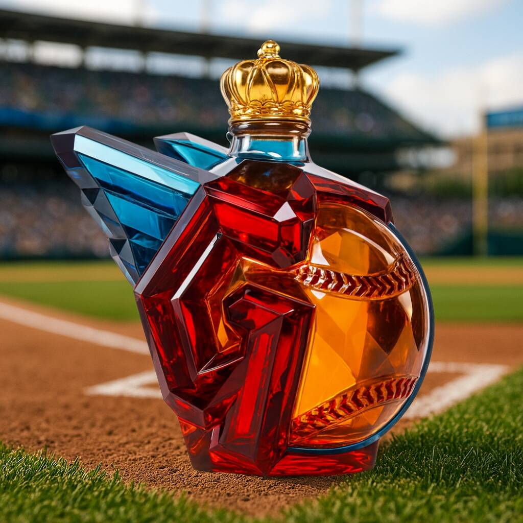 Cleveland Guardians Whiskey Bottle