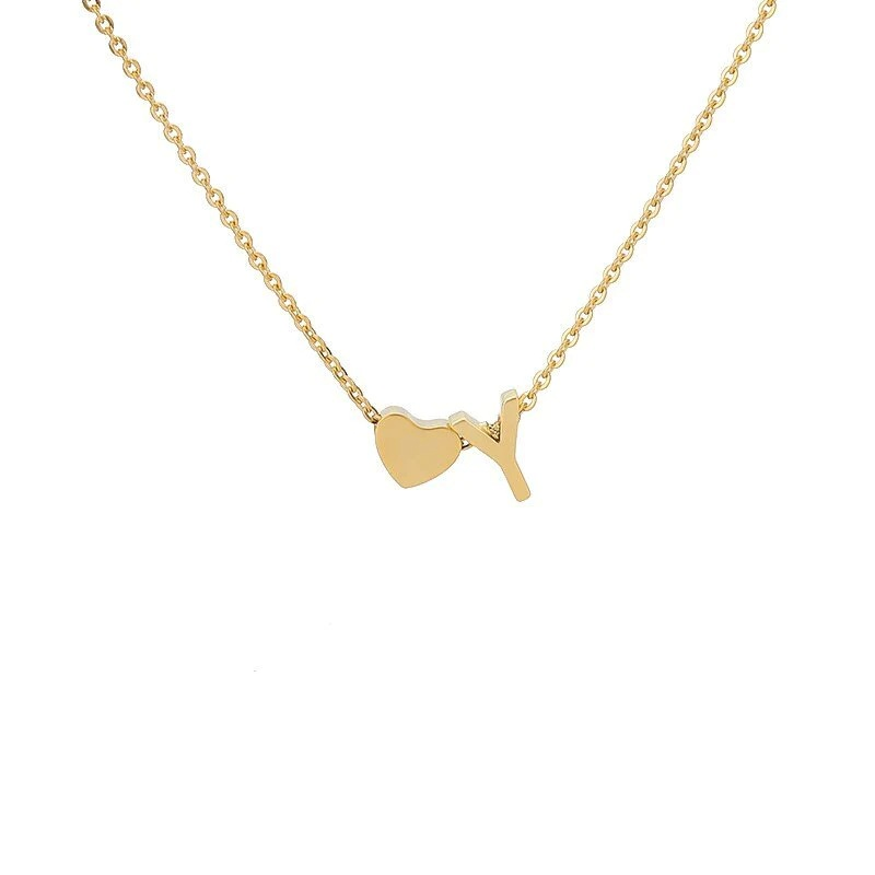 🔥Last Day 69% OFF ✨Personalized Gold Heart A-Z Initial Necklace Jewelry Gift for Her