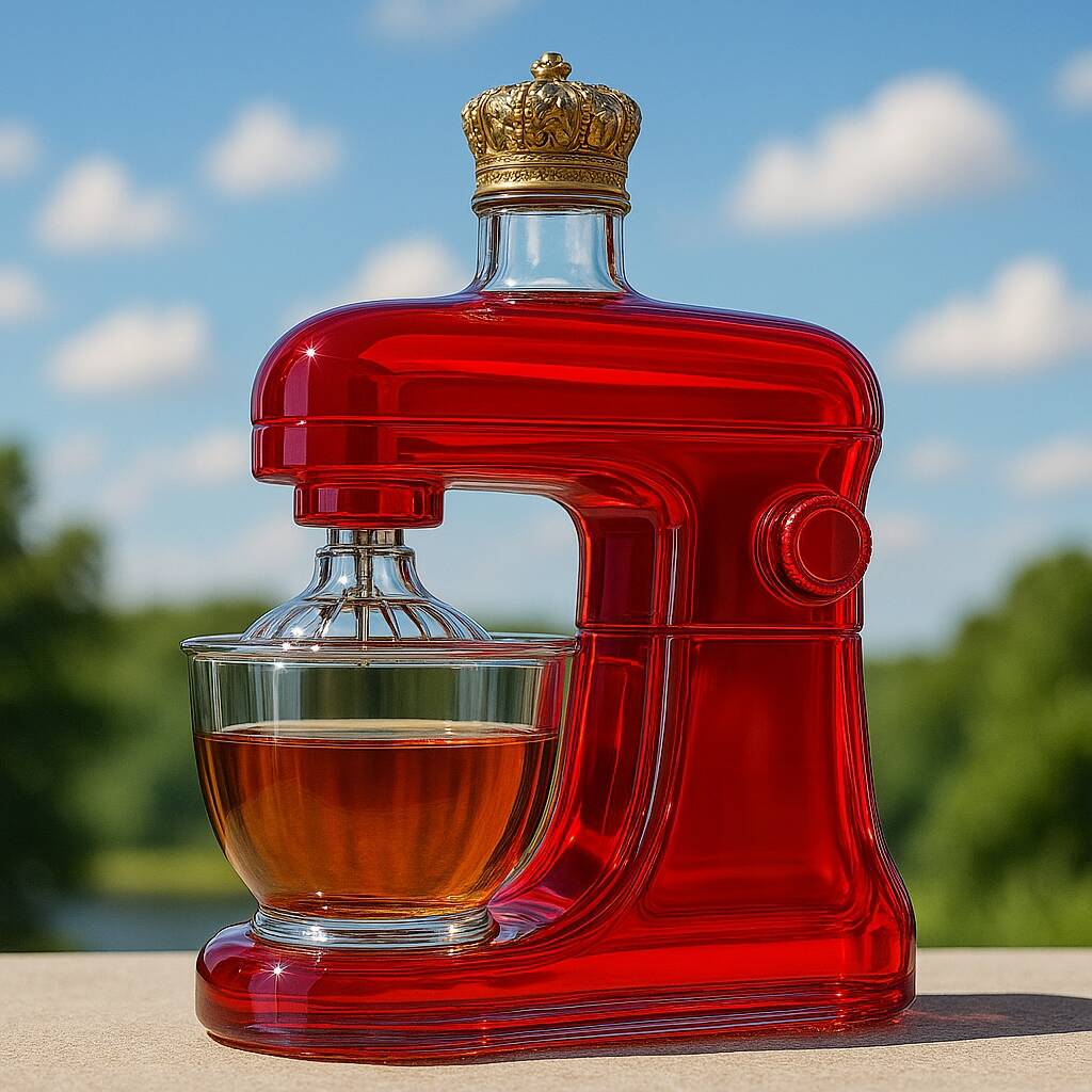 Stand Mixer Whiskey Bottle