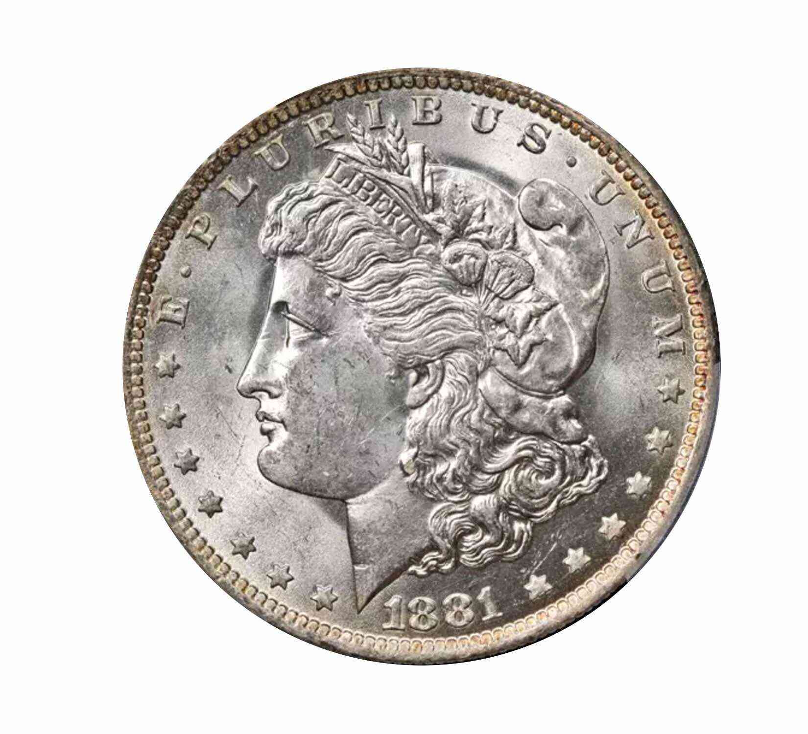 1881-CC Morgan Dollar MS62 PCGS