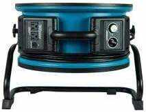 XPOWER X-47ATR 1/3 HP Sealed Motor Axial Air Mover Fan - with Variable Speed Control, 3 Hour Timer - Blue (6 Fans)