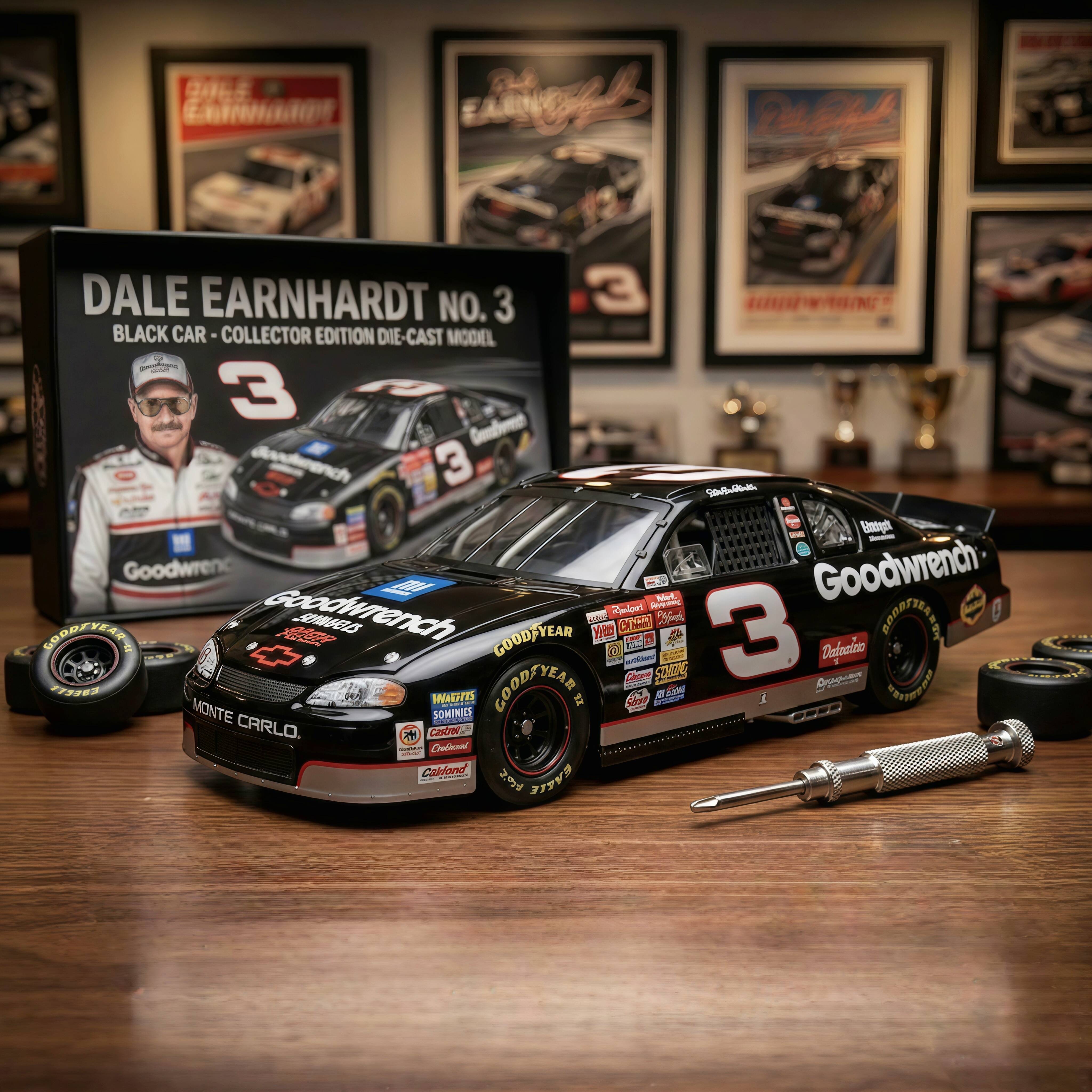 🏁Dale Earnhardt #3 The Intimidator Collector's Diecast Model!