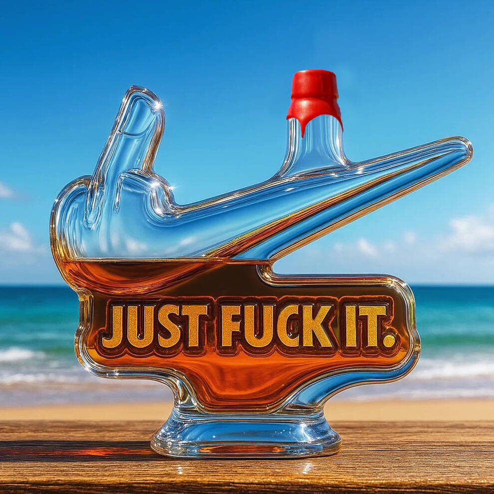 Funny & Rebellious Whisky Bottle