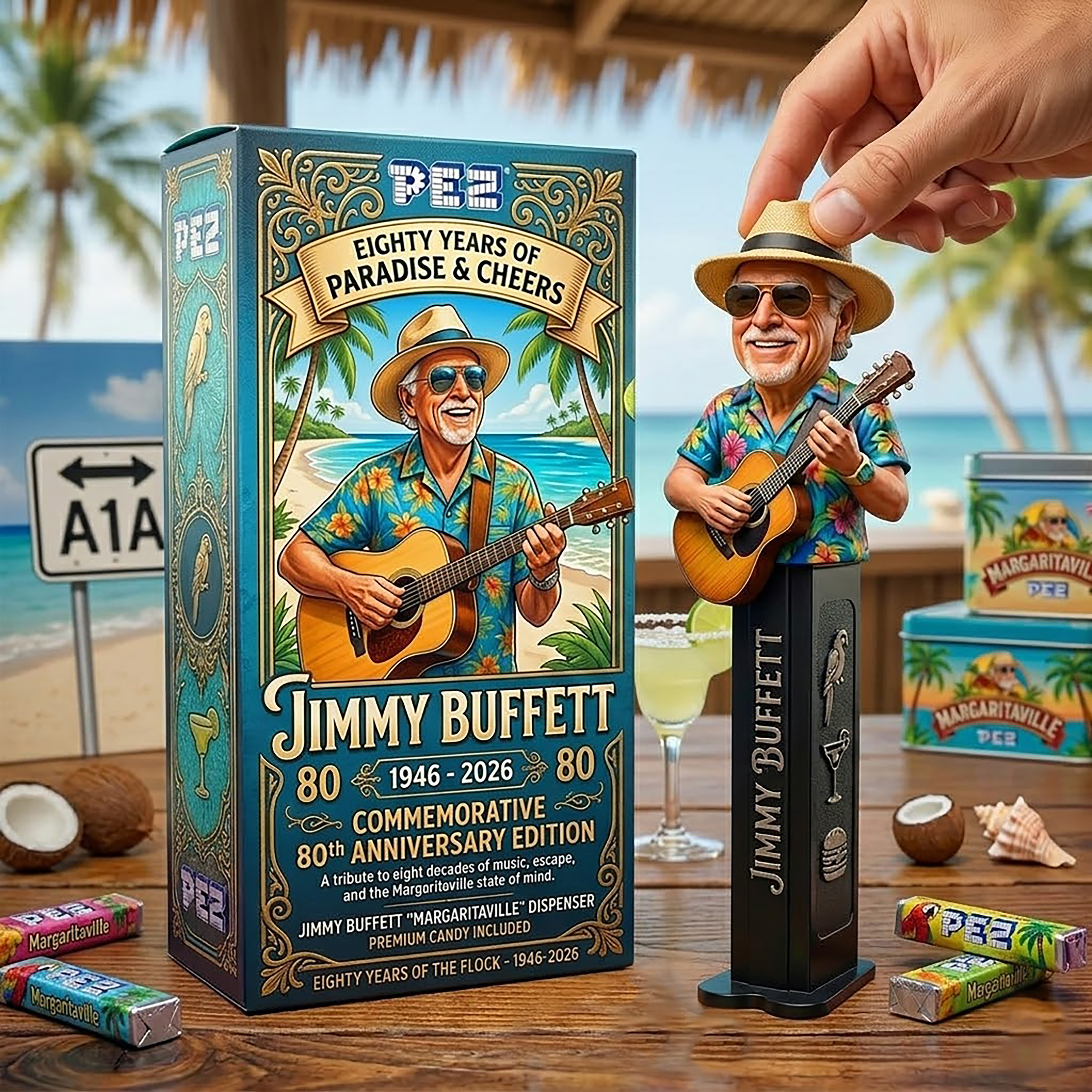 Jimmy Buffett's 80th Birthday CelebrationPez Dispenser