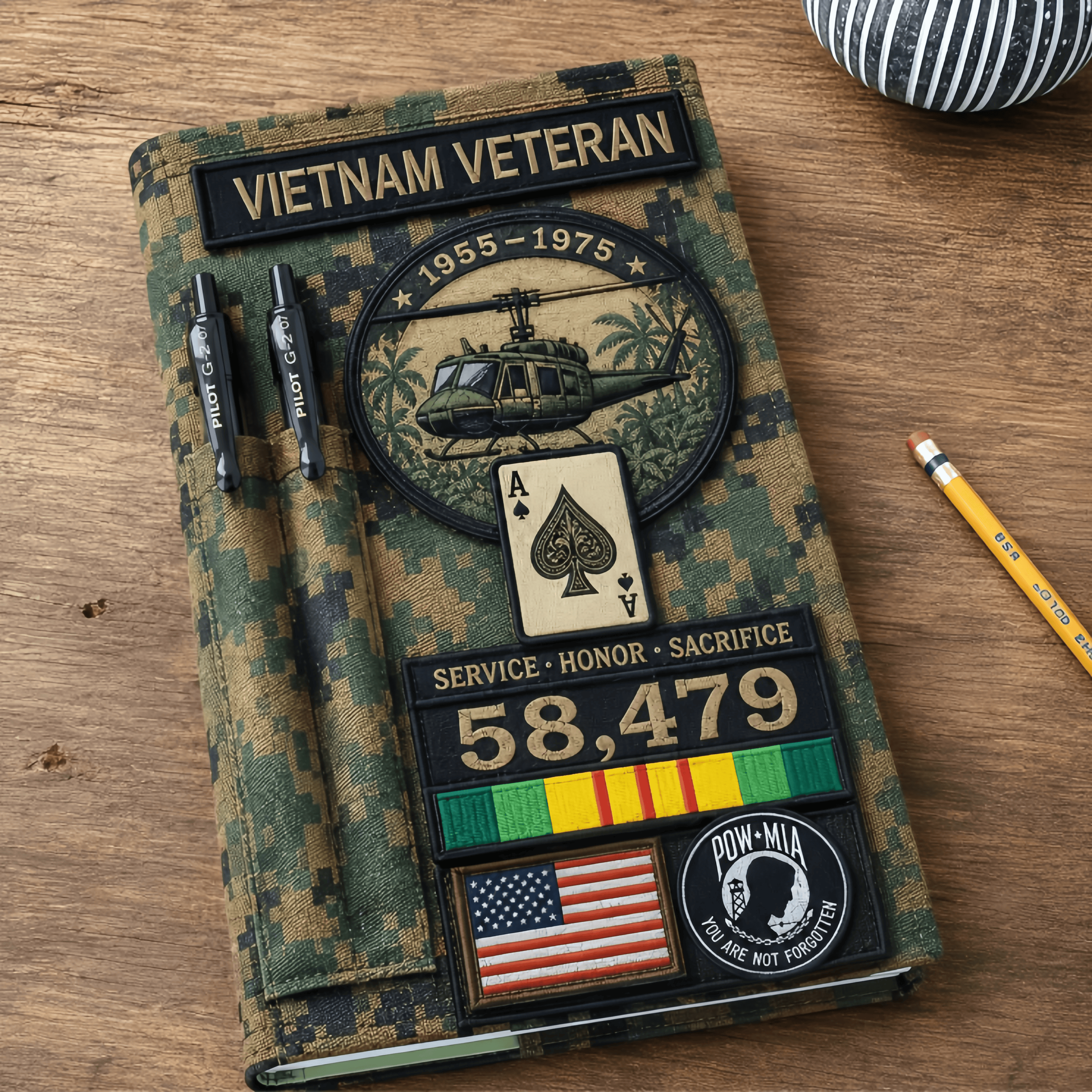 Vietnam Veteran Tactical Journal Notebook