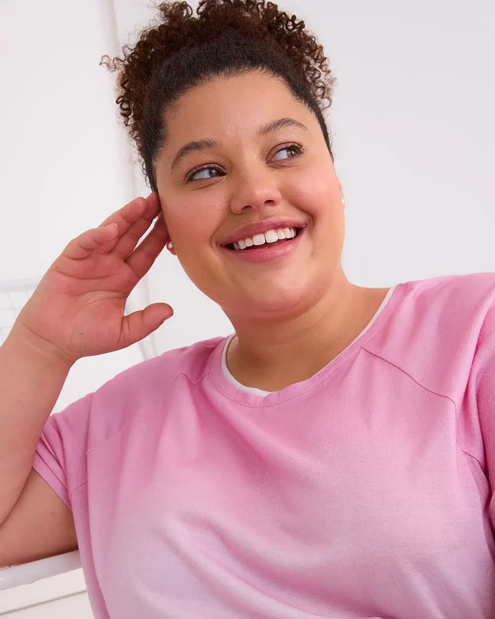 Printed Raglan-Sleeve Fooler Tee - Active Zone