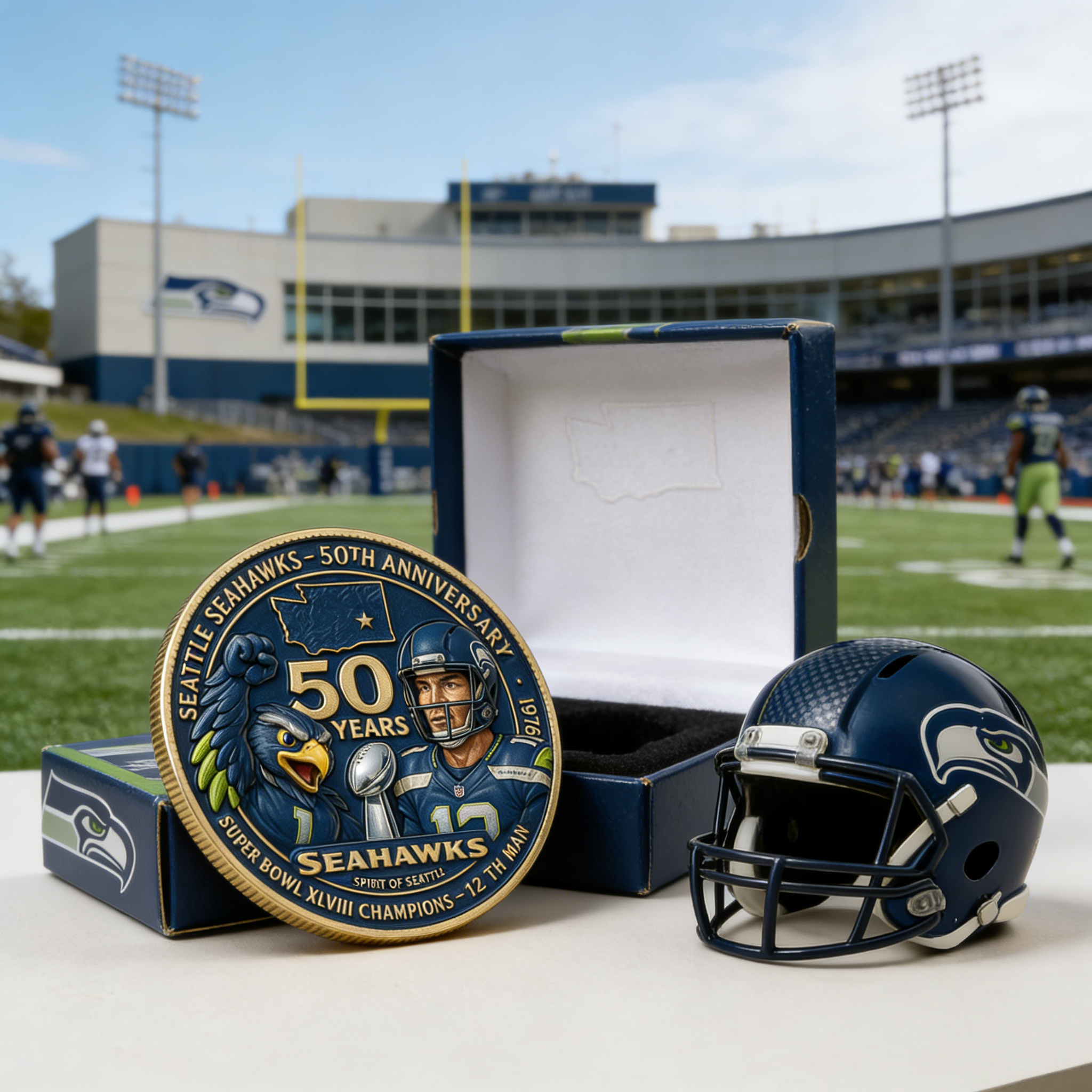 Seahawks 50th Anniversary Commemorative Coin