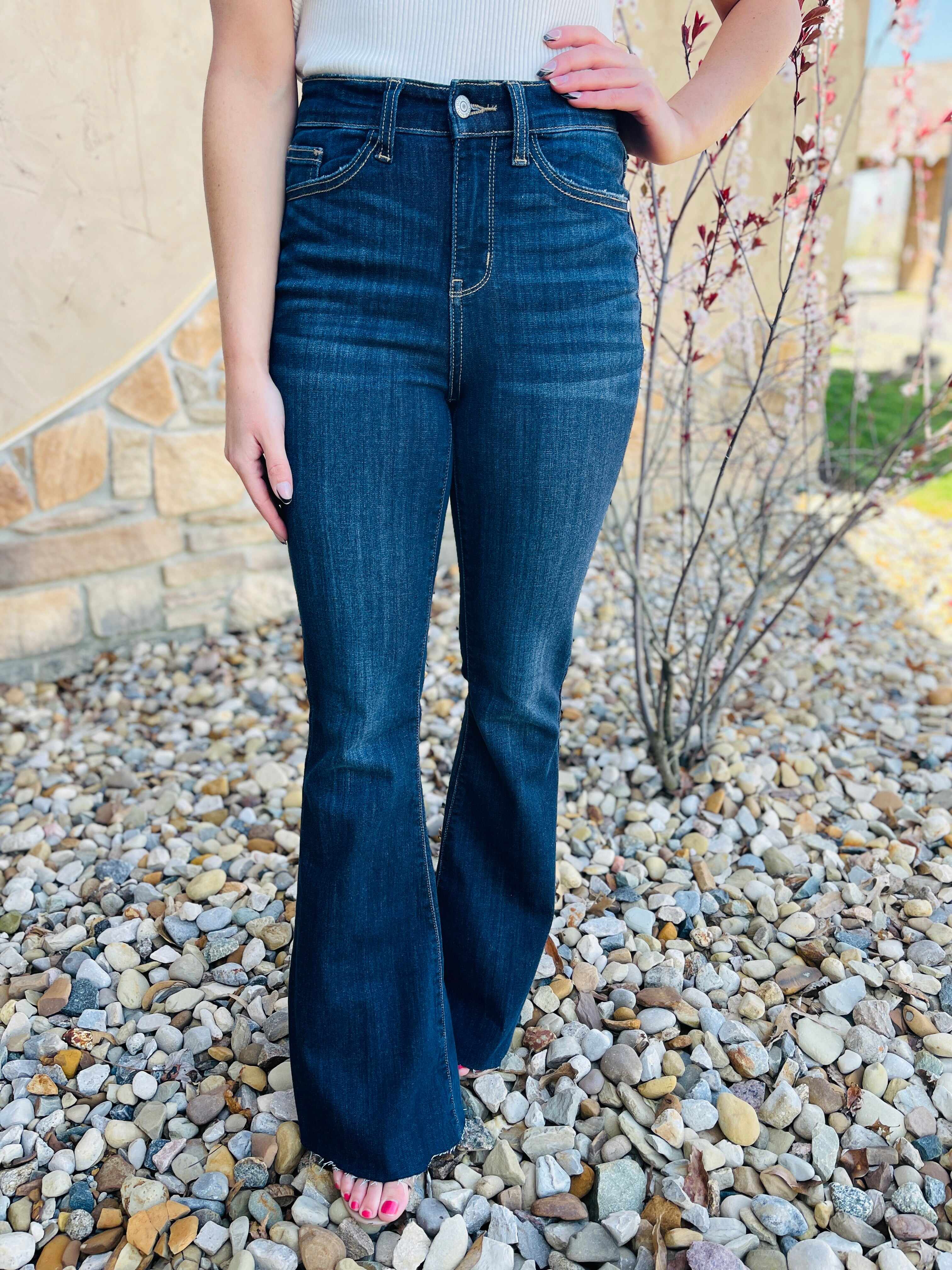 RESTOCK! REG/CURVY See Ya There Flare Jeans