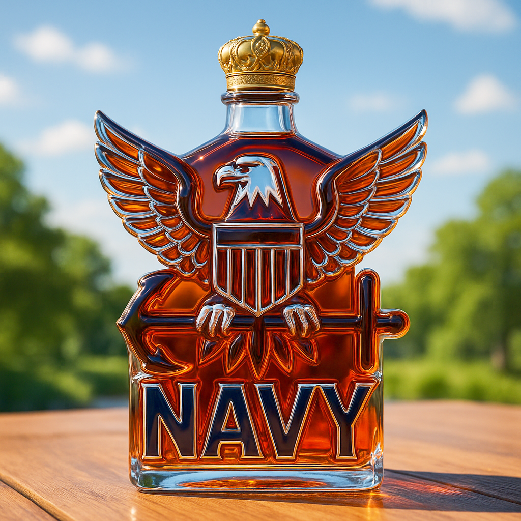 U.S. Navy Whiskey Bottle